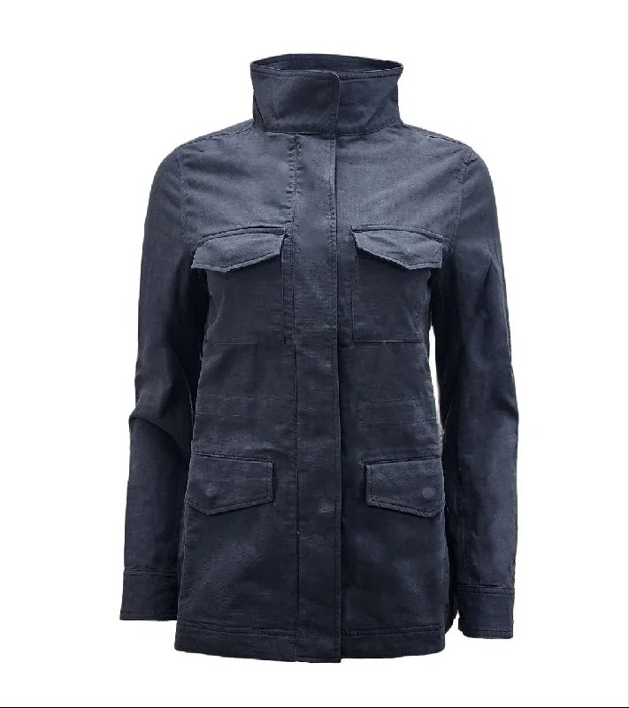HoodLamb Women's Black Field Hemp Cotton High Collar Jacket 420 NWT Faux Fur Jacket Real Fur Jacket Shearling Jacket HoodLamb Women's Black Field Hemp Cotton High Collar Jacket 420 NWT Faux Fur Jacket Real Fur Jacket Shearling Jacket