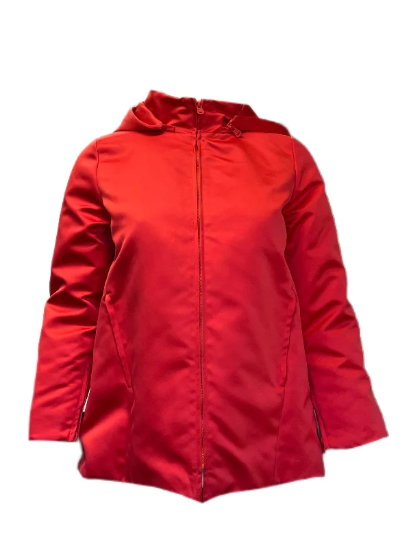 Marina Rinaldi Women's Red Uno Hooded Jacket Size 12W/21 NWT Appliqued Jacket Beaded Jacket Sequined Jacket Marina Rinaldi Women's Red Uno Hooded Jacket Size 12W/21 NWT Appliqued Jacket Beaded Jacket Sequined Jacket