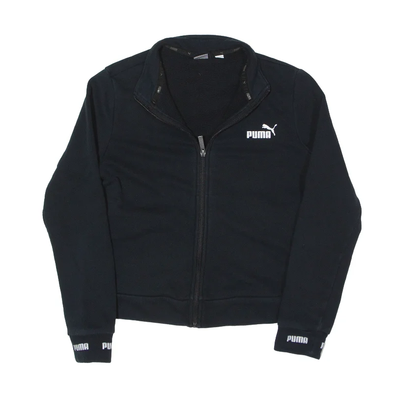 PUMA Track Jacket Black Womens M Jacket Blazer Coat