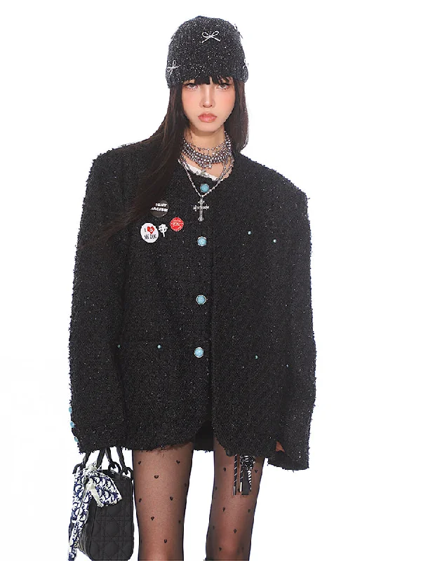 Punk Tweed Jacket Corduroy Jacket Velvet Jacket Brocade Jacket