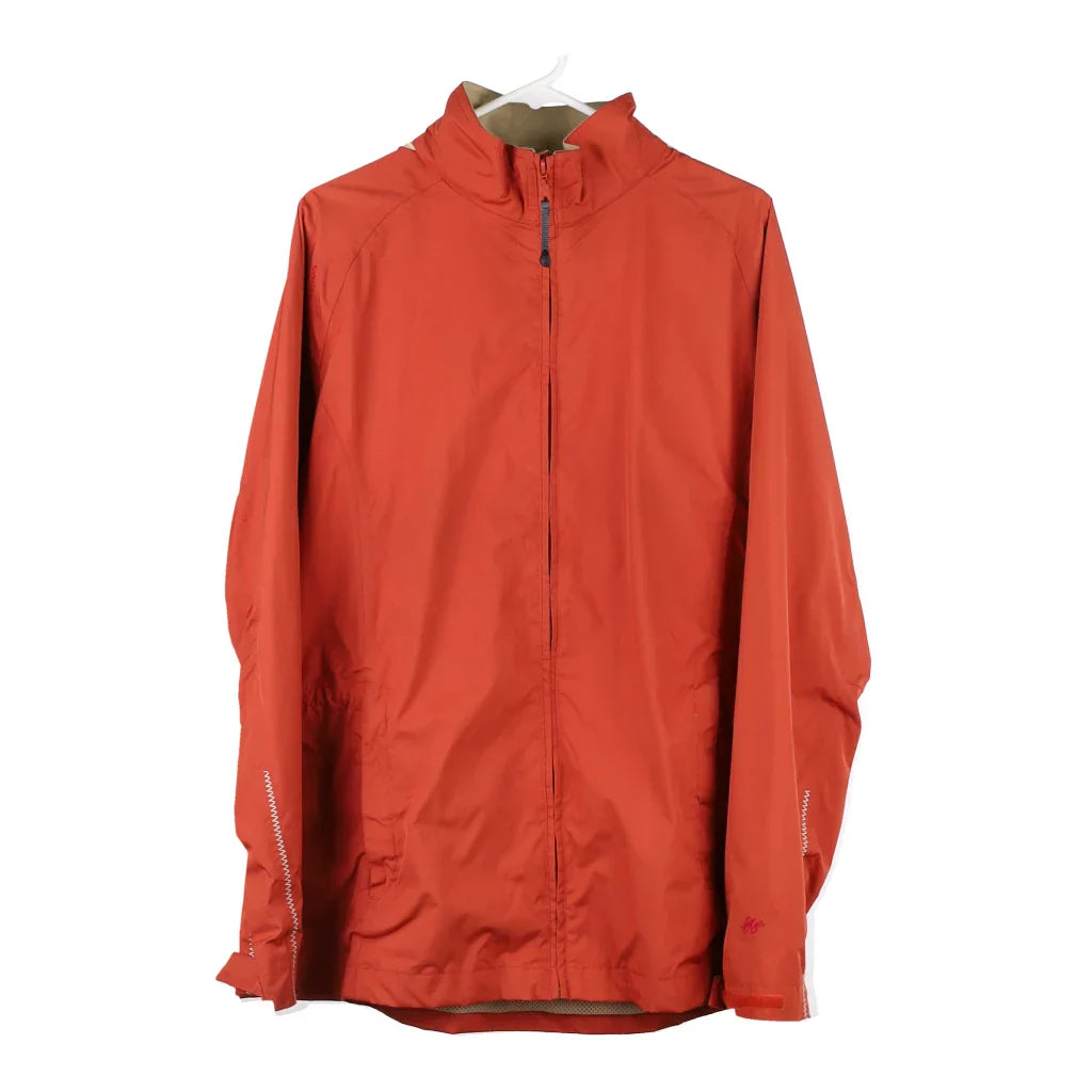 Quechua Waterproof Jacket - XL Orange Polyester Jacket Blazer Coat