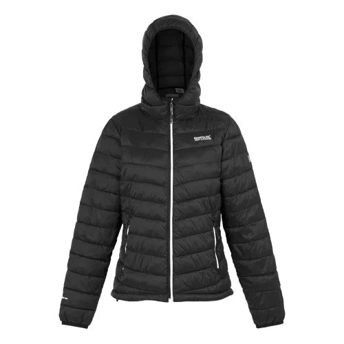 Regatta Womens/Ladies Hillpack II Hooded Jacket Zippered Front Buttoned Front Snap Front Regatta Womens/Ladies Hillpack II Hooded Jacket Zippered Front Buttoned Front Snap Front