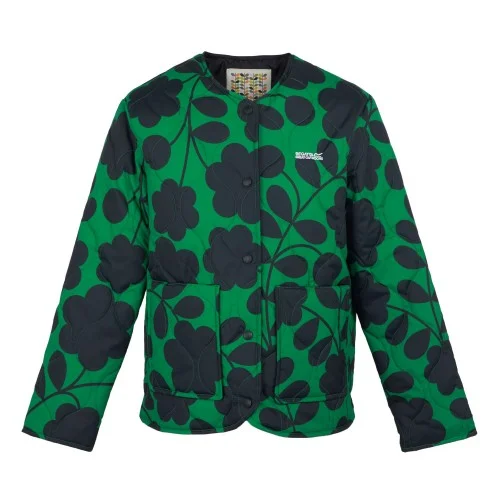 Regatta Womens/Ladies Orla Kiely Floral Quilted Summer Jacket Faux Fur Jacket Real Fur Jacket Shearling Jacket