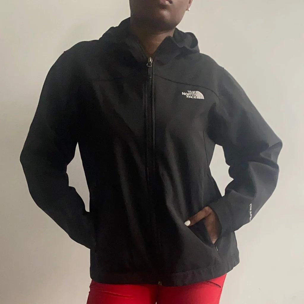 The North Face Jacket - XL Black Polyester Satin Fabric Silk Fabric Chiffon Fabric