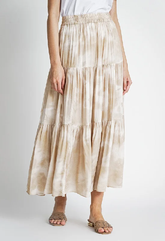 Tie-Dye Tiered Skirt mini skirt trendy