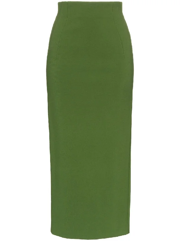 high-waisted jersey pencil skirt denim skirt durable