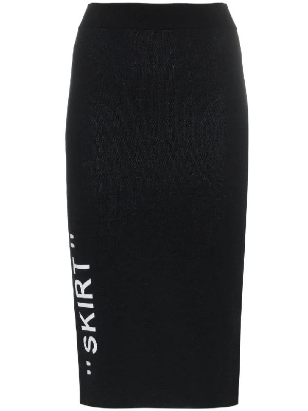 high-waisted pencil skirt silk skirt lustrous