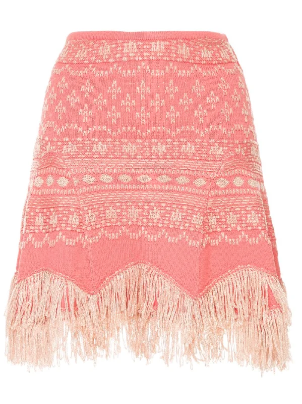 Misty skirt silk skirt elegant
