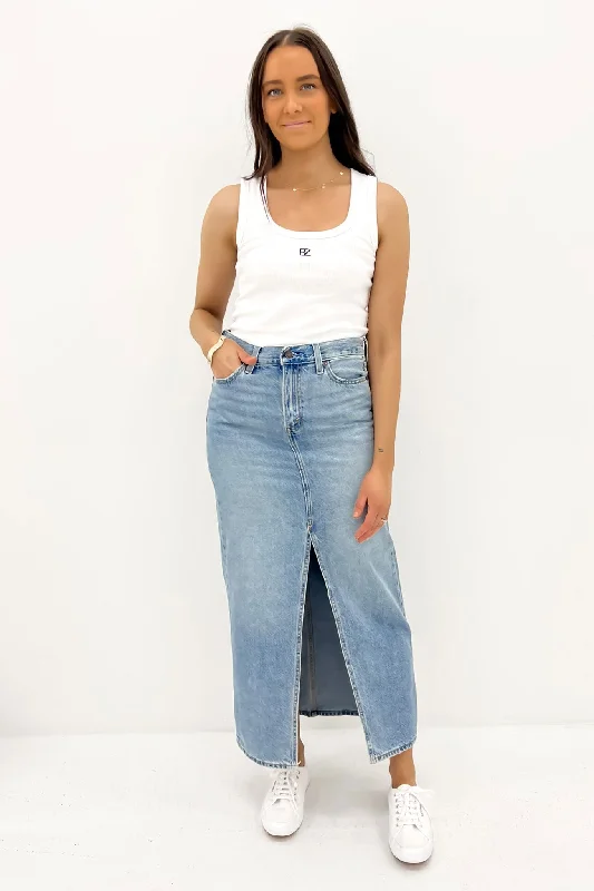 Ankle Column Skirt Please Hold corduroy skirt cozy