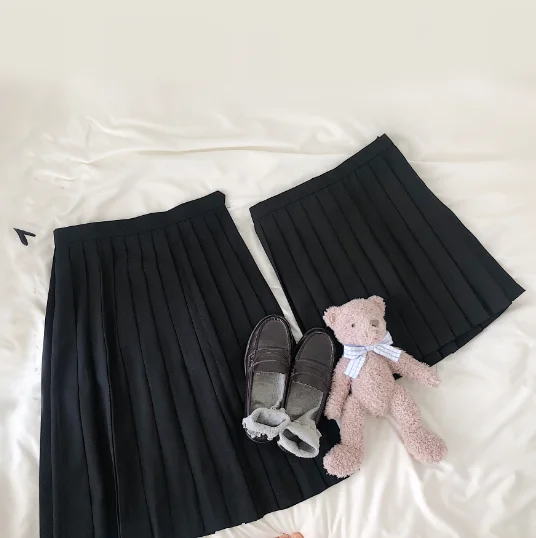 Black JK skirt yv42885 leather skirt bold