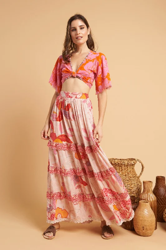 Dalia Maxi Skirt lace skirt romantic