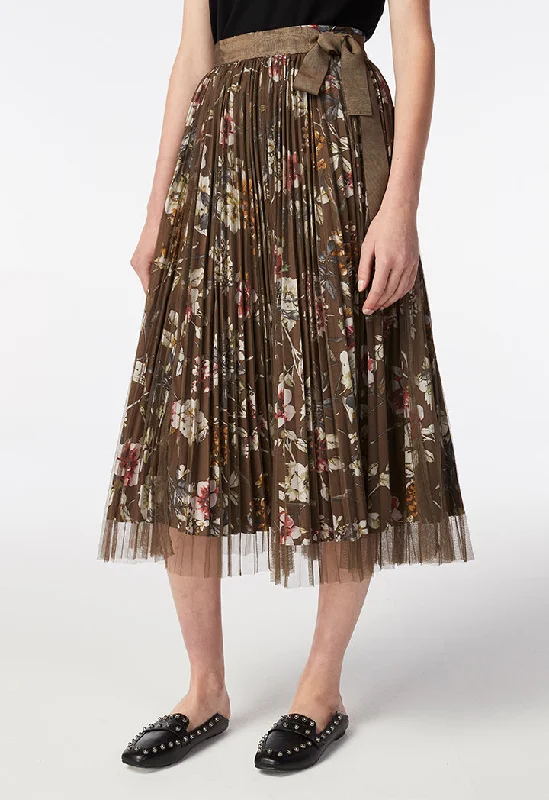 Floral Tulle Skirt vintage skirt charm