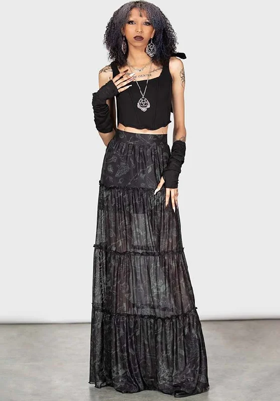 Ghosted Woods | MAXI SKIRT* lace skirt intricate