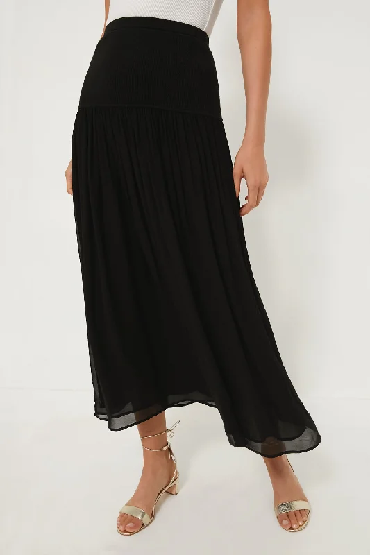 Noir Miya Skirt breathable skirt fabric