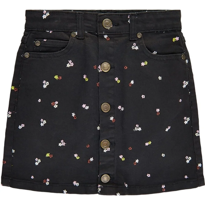 The New Phantom Hellen Denim Skirt leather skirt refined