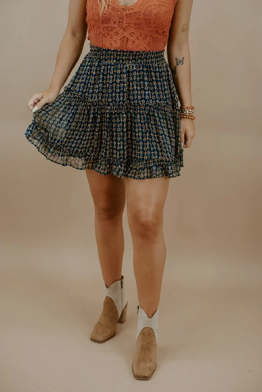 Twirl With Me Mini Skirt, Green corduroy skirt textured