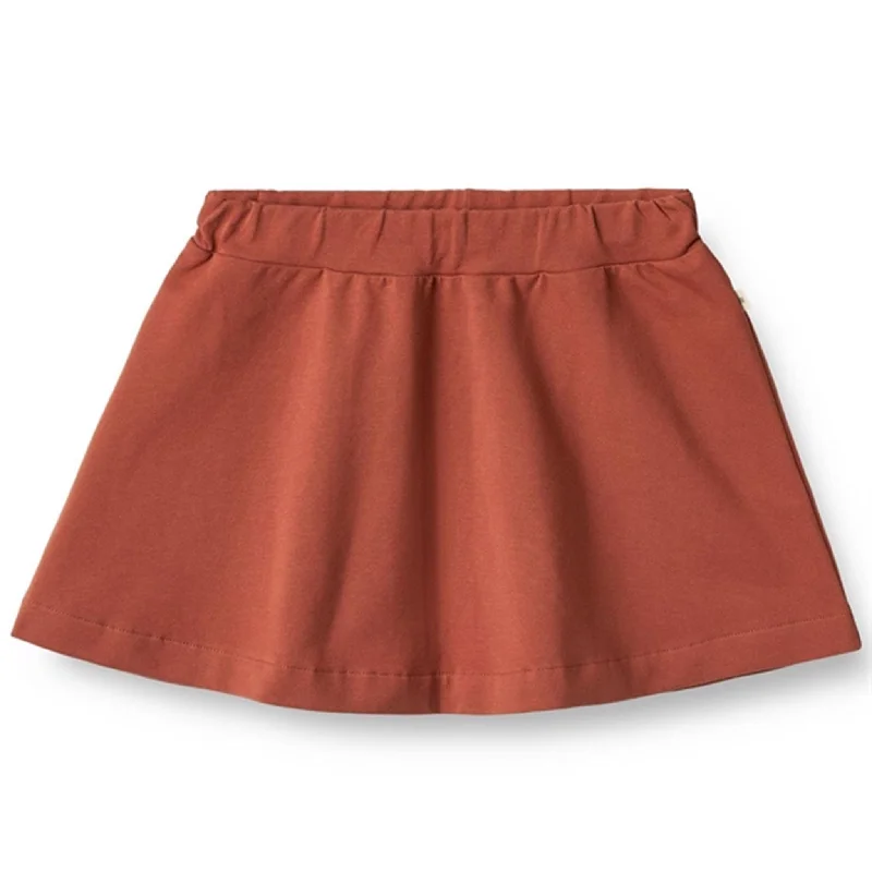 Wheat Red Sweat Skirt Manuella cotton skirt soft